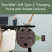 Pass and Seymour 65W Power Delivery USB Outlet Type C Tamper-Resistant Duplex 20A Dark Bronze (TR20USBPD65DB)