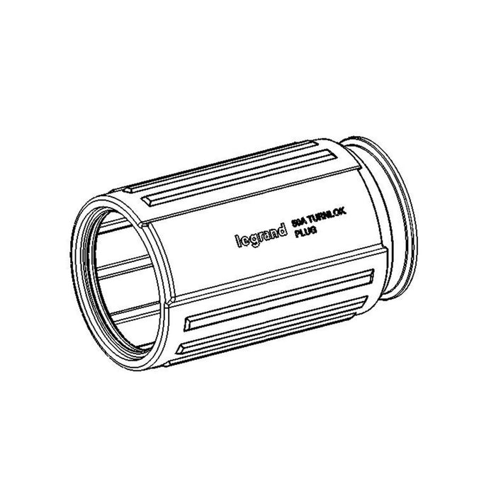 Pass and Seymour Water-Resistant Boot Plug For 50A Locking Plug (CR7717NC)