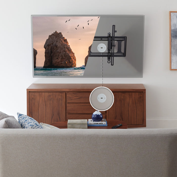 Pass and Seymour Mini Keystone Pass Through Grommet White 2-Pack (HT3401SWH2PK)