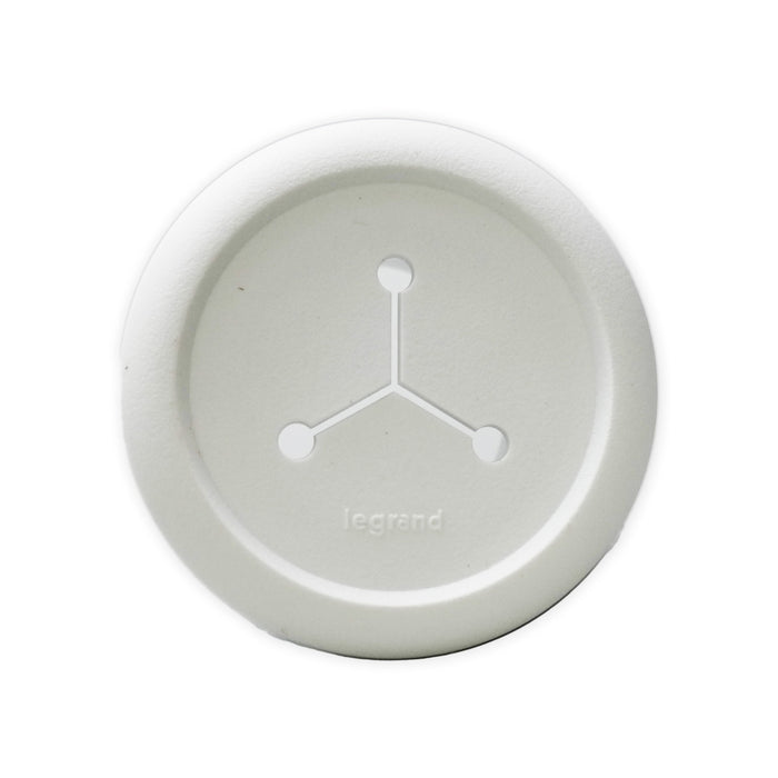 Pass and Seymour Mini Pass Through Grommet White 4-Pack (HT1020WH4PK)