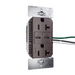 Pass and Seymour 65W Power Delivery USB Outlet Type C Tamper-Resistant Duplex 20A Brown (TR20USBPD65)