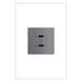 Pass and Seymour Adorne 65W USB Outlet Module Type C Magnesium (ARUSB65PDM4)