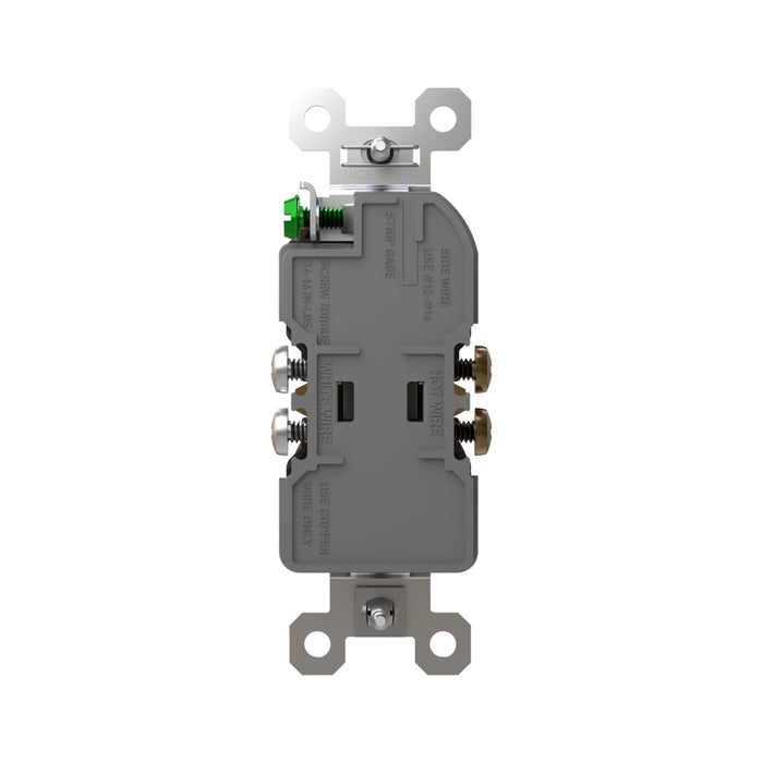 Pass and Seymour Tamper-Resistant Duplex Receptacle 20A 125V Self-Grounding Brown (3232TR20S)