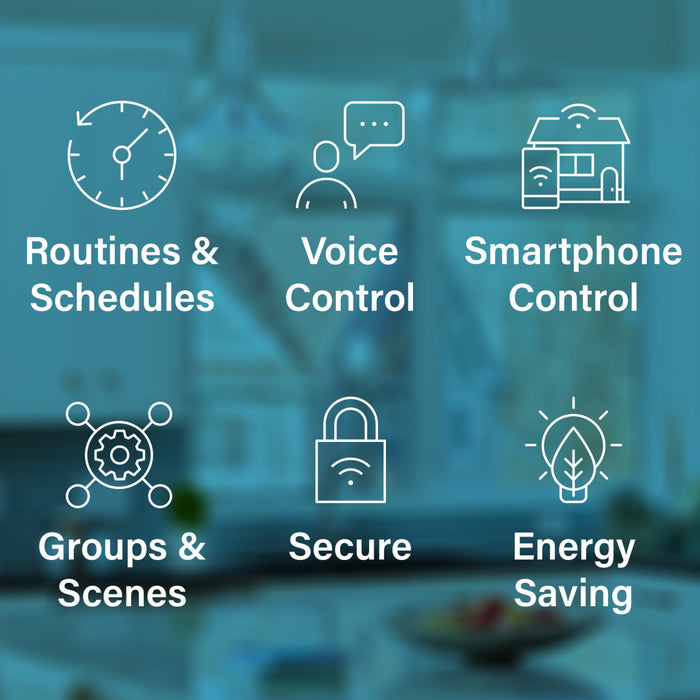 Pass and Seymour Radiant Smart 15A Receptacle With Wi-Fi Matter-Enabled White (WWMRR15WH)