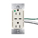 Pass and Seymour 65W Hospital Grade USB Outlet Type C 15A Tamper-Resistant Light Almond (TR15HUSBPD65LA)