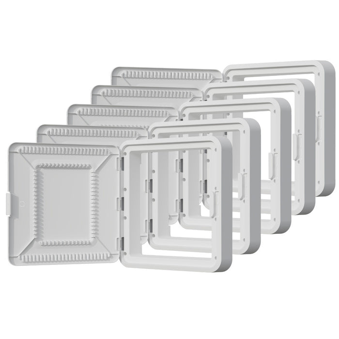 Pass and Seymour Plastic 15 Inch Enclosure Trim/Doors Only 5-Pack (ENP15605DNA)