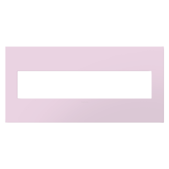 Pass and Seymour Adorne Screwless Wall Plate Painted Plastic 5-Gang Rosa (AWP5GRA)