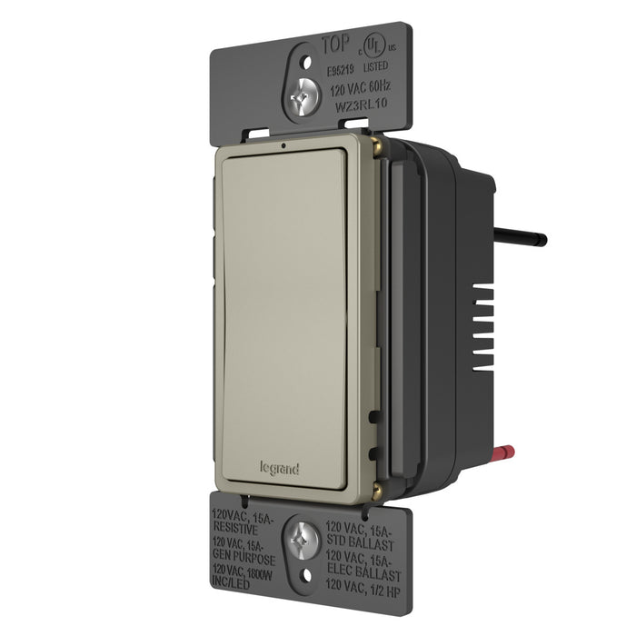 Pass and Seymour Radiant Smart Switch Zigbee 3.0 Nickel (WZ3RL10NI)