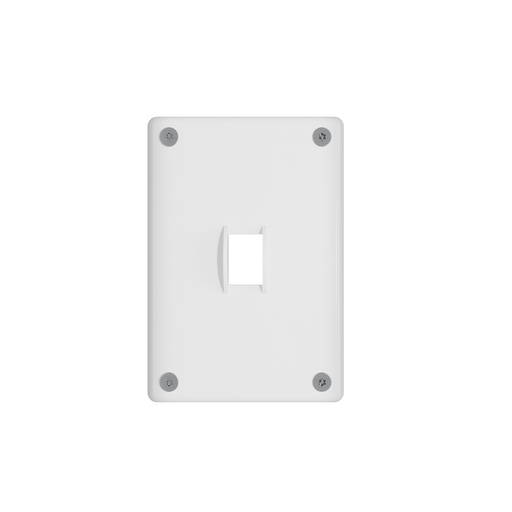Pass and Seymour Mighty Mac WSP Series Security Wall Plate Switch/Toggle 1-Gang 14-Gauge Steel White Allen Head Fasteners (WSP01S2PS)