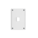 Pass and Seymour Mighty Mac WSP Series Security Wall Plate Switch/Toggle 1-Gang 14-Gauge Stainless Steel White Allen Head Fasteners (WSP31S2PS)