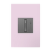 Pass and Seymour Adorne Wall Plate Painted Plastic 1G2 Rosa (AWP1G2RA)