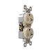 Pass and Seymour Tamper-Resistant Duplex Receptacle 20A 125V Self-Grounding Ivory (3232TR20SI)