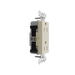Pass and Seymour Powerhold Decorator Receptacle 15A/125V Ivory (TR26242DVSI)