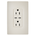 Pass and Seymour Radiant 65W Power Delivery USB Outlet Tamper-Resistant Duplex 15A Light Almond (R26USBPD65LA)