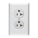 Pass and Seymour Tamper-Resistant Duplex Receptacle 20A 125V Self-Grounding White (3232TR20SW)