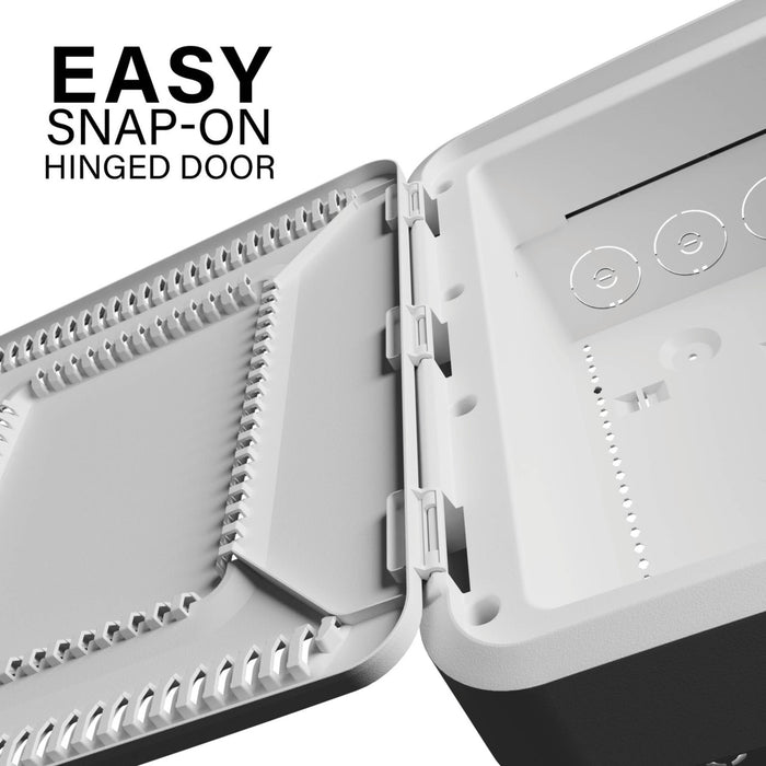 Pass and Seymour Plastic 15 Inch Enclosure Trim/Doors Only 5-Pack (ENP15605DNA)