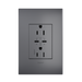 Pass and Seymour Adorne 65W USB Outlet Plus-Size Type C 15A Tamper-Resistant Magnesium (ARTRUSB15PD65M4)