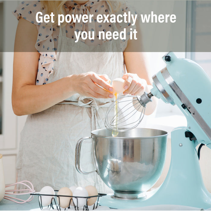 Pass and Seymour Single Kitchen Countertop Power Receptacle Tamper-Resistant 15A 125V Matte White (CP498TR15W)