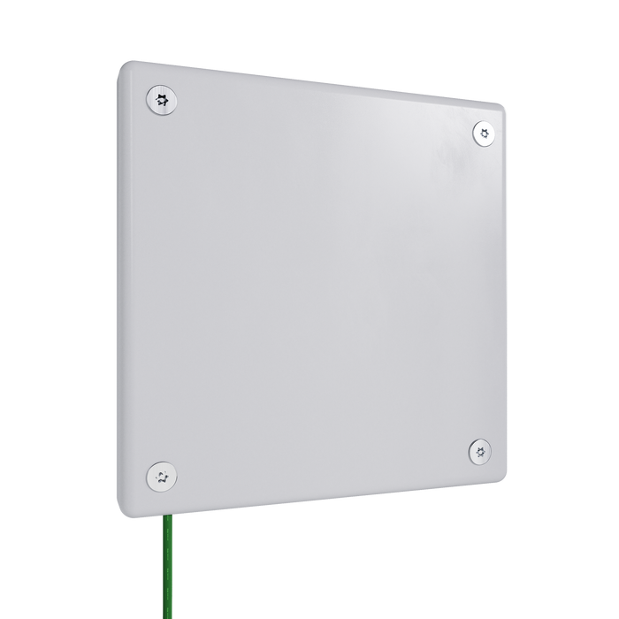 Pass and Seymour Mighty Mac WPP Series Security Wall Plate 1-Gang 10-Gauge Steel Blank White Allen Head Fasteners (WPPA1B2PS)