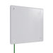 Pass and Seymour Mighty Mac WPP Series Security Wall Plate 1-Gang 14-Gauge Steel Blank White Allen Head Fasteners (WPP01B2PS)