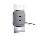 Pass and Seymour Adorne 65W USB Outlet Module Type C Magnesium (ARUSB65PDM4)