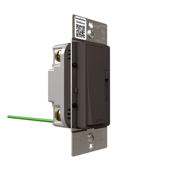 Pass and Seymour Radiant LED Dimmer 150W Single Pole 3-Way Dark Bronze (RHL153PDB)