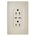 Pass and Seymour Radiant 65W Power Delivery USB Outlet Tamper-Resistant Duplex 15A Ivory (R26USBPD65I)