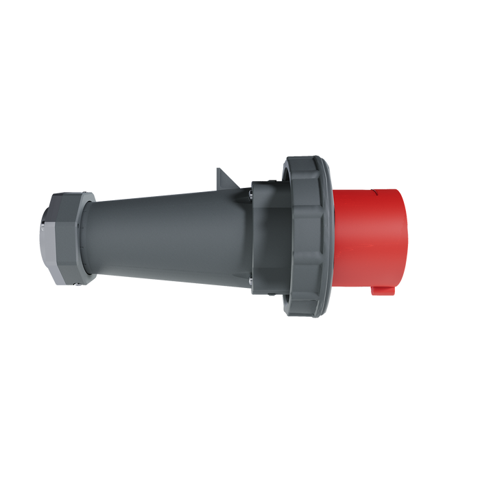 Pass and Seymour Pin And Sleeve Plug 5-Wire 60A 277/480V 1 Inch NPT Liquid-Tight Fitting (LE560P7WNPT1A)
