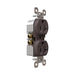 Pass and Seymour Tamper-Resistant Duplex Receptacle 20A 125V Self-Grounding Brown (3232TR20S)