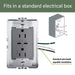 Pass and Seymour Adorne 65W USB Outlet Plus-Size Type C 15A Tamper-Resistant Magnesium (ARTRUSB15PD65M4)