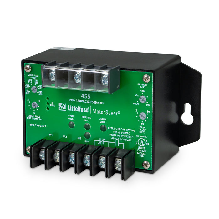 Littelfuse 3-Phase Line-Load Voltage Monitor (455)