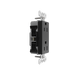 Pass and Seymour Powerhold Decorator Receptacle 15A/125V Black (TR26242DVSBK)