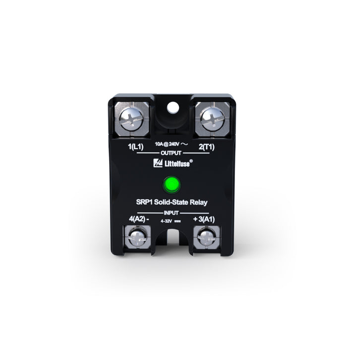 Littelfuse Solid State Relay Panel 1X25A/600Vac Zero Cross AC In IP00 (SRP1-CBAZH-025NW-N)