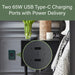 Pass and Seymour Adorne 65W USB Outlet Module Type C Graphite (ARUSB65PDG4)