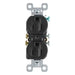 Pass and Seymour Tamper-Resistant Duplex Receptacle 15A/125V Black (3232TRBK)