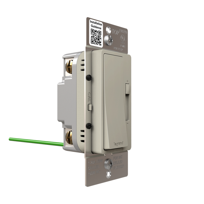 Pass and Seymour Radiant LED Dimmer 150W Single Pole 3-Way Nickel (RHL153PNI)