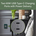 Pass and Seymour Adorne 65W USB Outlet Module Type C Magnesium (ARUSB65PDM4)