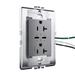 Pass and Seymour Adorne 65W USB Outlet Plus-Size Type C 20A Tamper-Resistant Magnesium (ARTRUSB20PD65M4)