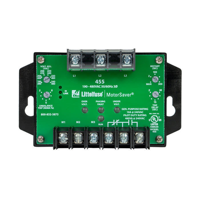 Littelfuse 3-Phase Line-Load Voltage Monitor (455)
