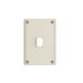 Pass and Seymour Mighty Mac WSP Series Security Wall Plate Switch/Toggle 1-Gang 14-Gauge Stainless Steel Ivory Allen Head Fasteners (WSP31S2IVYPS)