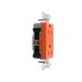 Pass and Seymour Powerhold Decorator Receptacle 15A/125V Orange (TR26242DVSOR)