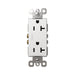 Pass and Seymour Radiant Tamper-Resistant Decorator Receptacle 20A 125V Self-Grounding White (885TR20SW)