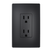 Pass and Seymour Radiant 15A 125V External Pressure Plated Outlet Tamper-Resistant Weather-Resistant Black (885TREXWRBK)