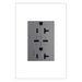 Pass and Seymour Adorne 65W USB Outlet Plus-Size Type C 20A Tamper-Resistant Magnesium (ARTRUSB20PD65M4)