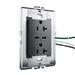 Pass and Seymour Adorne 65W USB Outlet Plus-Size Type C 20A Tamper-Resistant Graphite (ARTRUSB20PD65G4)