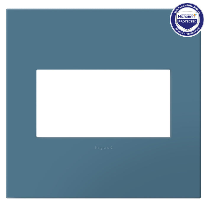 Pass and Seymour Adorne Screwless Wall Plate Painted Plastic 2-Gang Mystic (AWP2GMY)