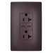 Pass and Seymour 65W Power Delivery USB Outlet Type C Tamper-Resistant Duplex 20A Dark Bronze (TR20USBPD65DB)