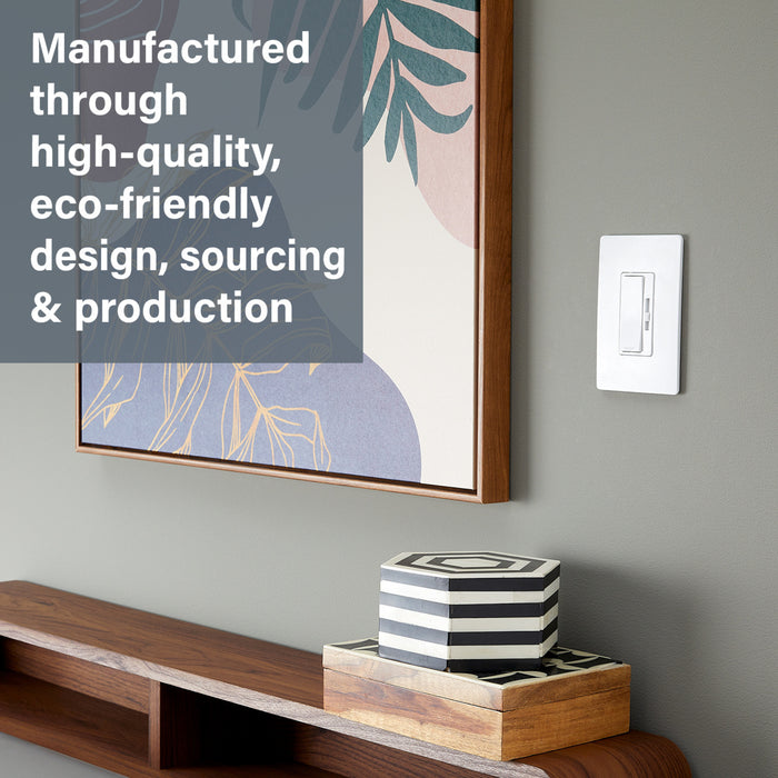 Pass and Seymour Radiant LED Dimmer 150W Single Pole 3-Way Graphite (RHL153PG)