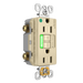 Pass and Seymour GFCI Power-Indicating Hospital-Grade Tamper-Resistant Receptacle 15A Ivory Green LED (1597HGTRPII)