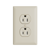 Pass and Seymour Powerhold Duplex Receptacle 15A/125V Ivory (TR15DVSI)
